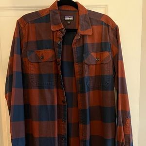 Patagonia fjord midweight flannel shirt size medium